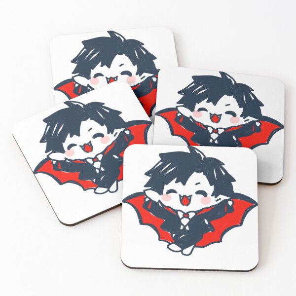 Item preview, Cute Kawaii Vampire Boy Chibi Halloween Gothic Anime Style designed and sold by Dospart.