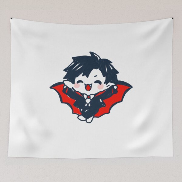Item preview, Cute Kawaii Vampire Boy Chibi Halloween Gothic Anime Style designed and sold by Dospart.