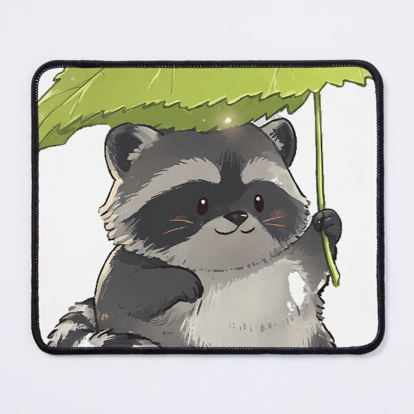 Item preview, Raccoon with Leaf designed and sold by pumsquare.