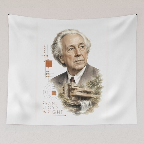 Item preview, Frank Lloyd Wright designed and sold by Sarcastic designs.