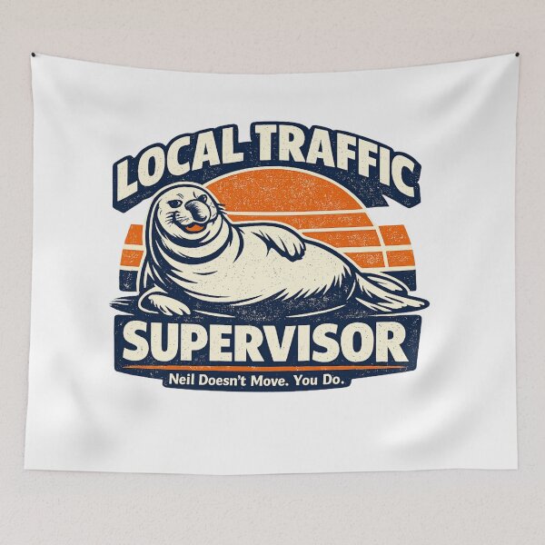 Item preview, Neil the seal inspired designed and sold by designbyuzi.