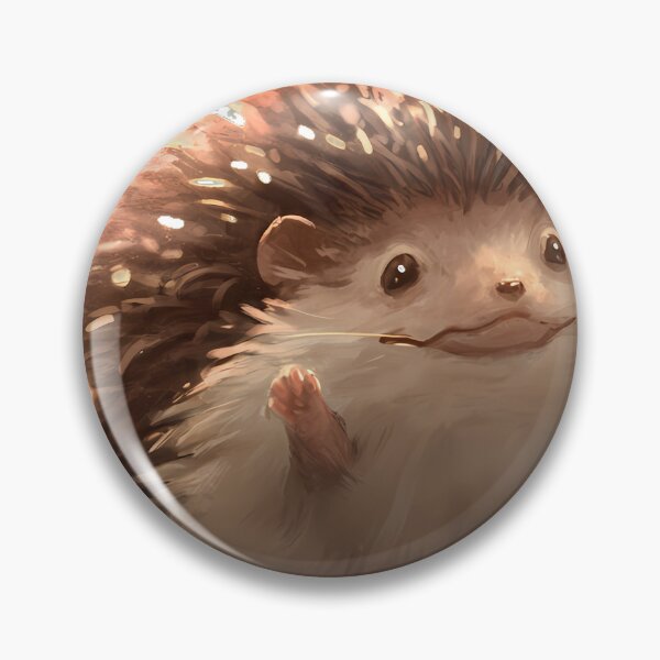 Item preview, Hedgehog with Leaf Hat designed and sold by pumsquare.