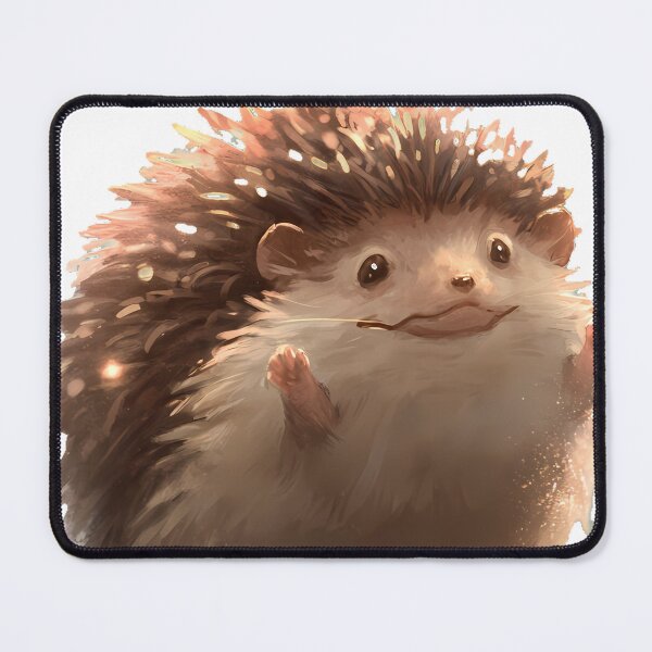 Item preview, Hedgehog with Leaf Hat designed and sold by pumsquare.