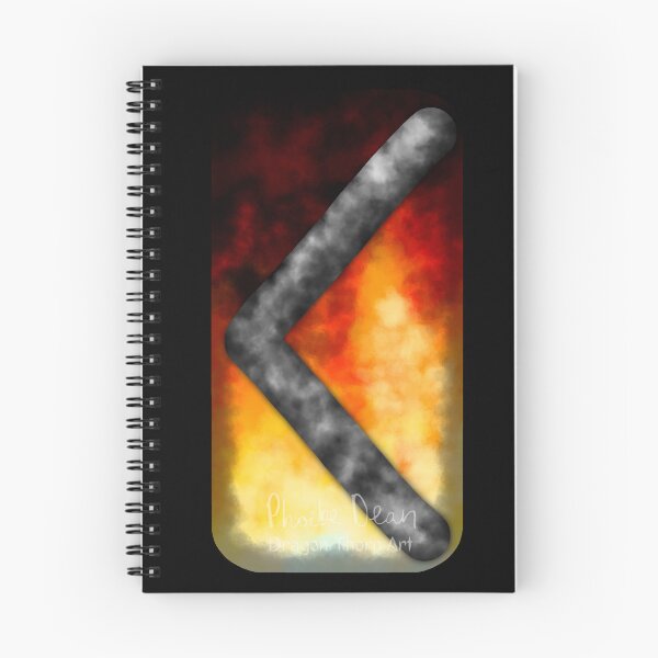Item preview, Kenaz Rune designed and sold by dragonthorn-art.