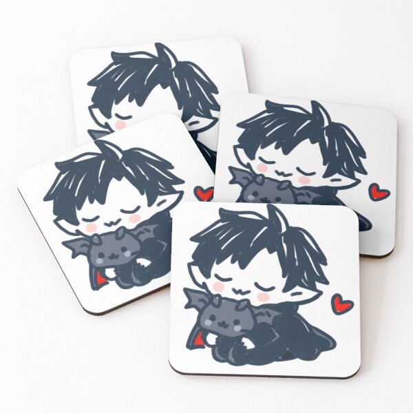 Item preview, Cute Kawaii Vampire Boy Chibi Halloween Gothic Anime Style designed and sold by Dospart.