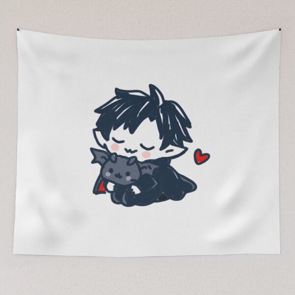 Item preview, Cute Kawaii Vampire Boy Chibi Halloween Gothic Anime Style designed and sold by Dospart.