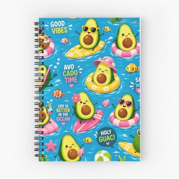 Item preview, Summer Cute Avocado love Pattern  Seamless Pattern Fruit Print designed and sold by Aramdesing.
