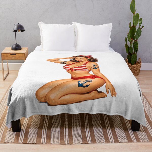 Item preview, Retro Pin-Up Girl: Vintage Bikini Tattoo Art designed and sold by Pineapple-Tree.