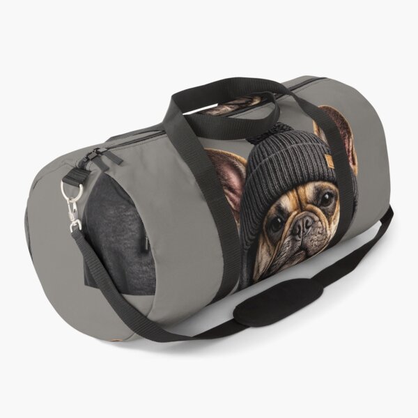 Item preview, Cool French Bulldog in Hoodie and Beanie designed and sold by BagFactoryUK.