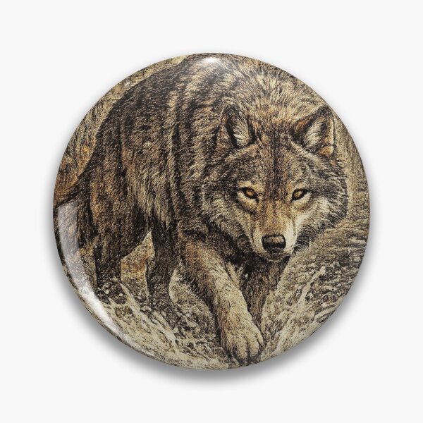 Item preview, Timber Wolf Autumn Hunt designed and sold by KrungiT Design .