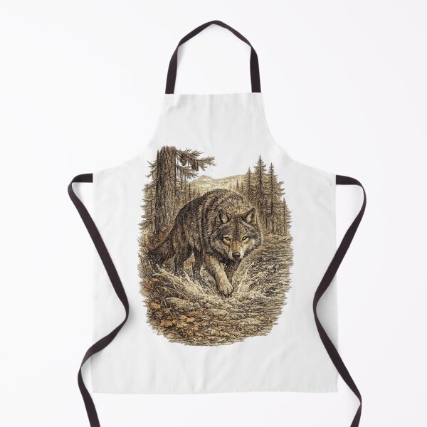 Item preview, Timber Wolf Autumn Hunt designed and sold by KrungiT Design .