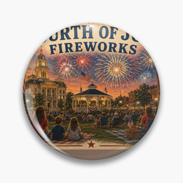 Item preview, Fourth of July Fireworks — America Celebrates 250 designed and sold by Novel Works Studio.