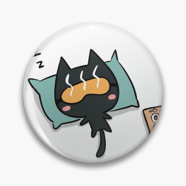 Item preview, Sleepy Black Cat Taking a Nap designed and sold by AllenReynolds.