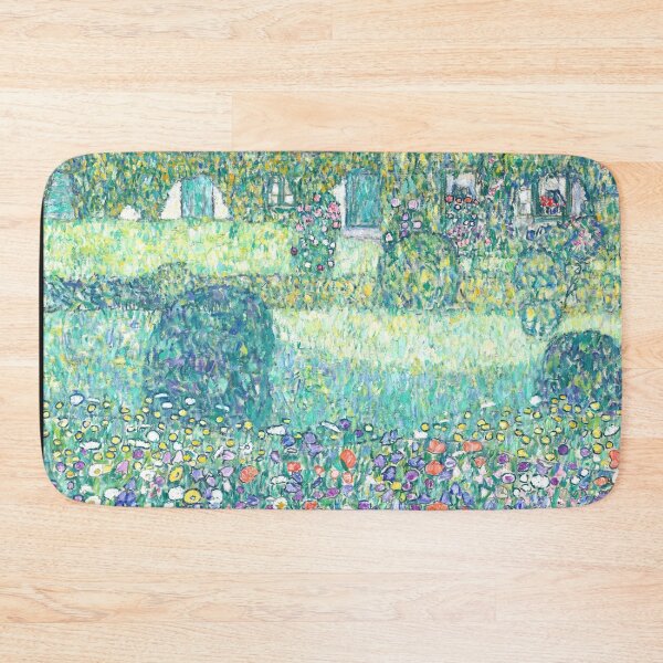 Item preview, Lakeside Country House Flower Garden designed and sold by artofuniverse.