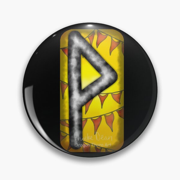 Item preview, Wunjo Rune designed and sold by dragonthorn-art.