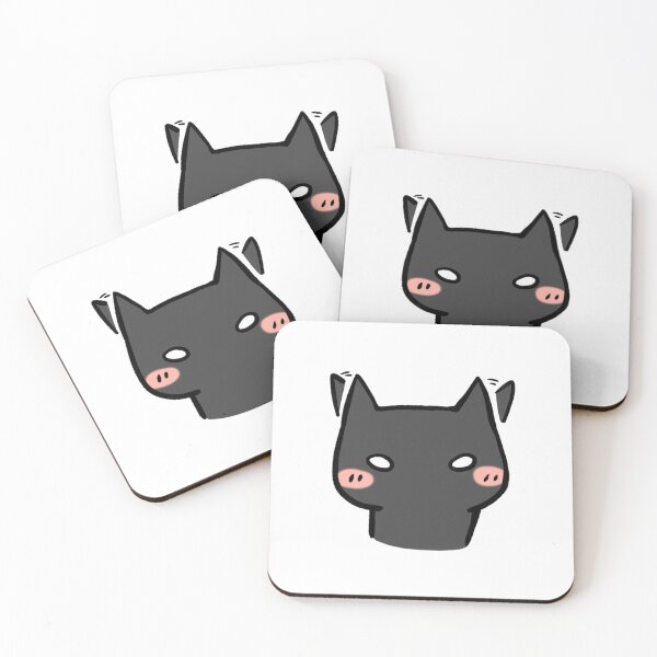 Item preview, Cute Blushing Black Cat Face designed and sold by AllenReynolds.