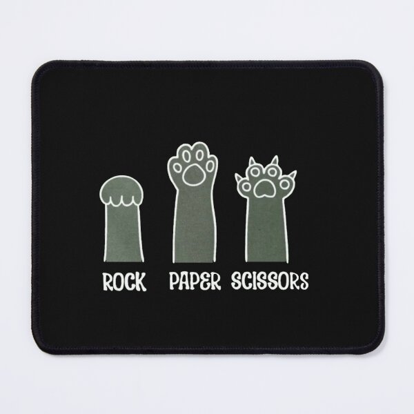 Item preview, Funny Cat Paw - Rock Paper Scissors designed and sold by Gbriel3.