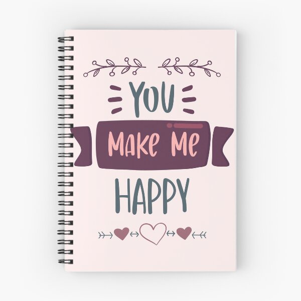 Item preview, Romantic Pastel You Make Me Happy Illustration designed and sold by Novalineastudio.