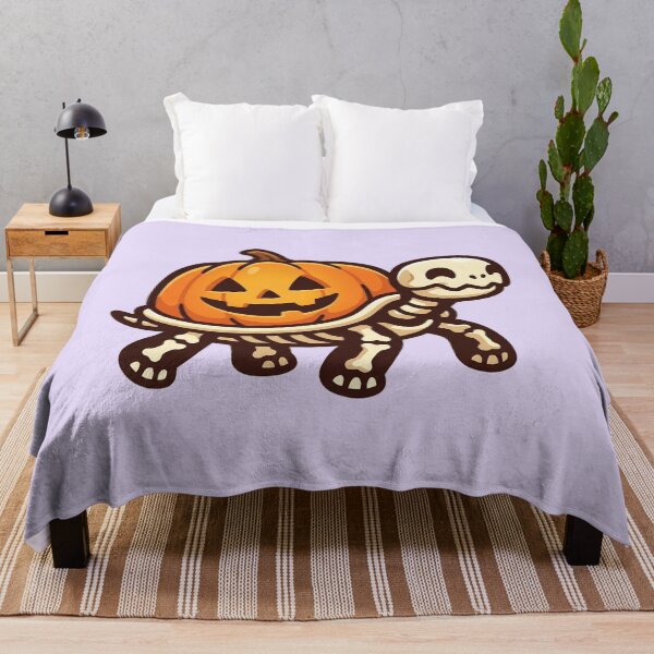 Item preview, Cute Skeleton Turtle with Pumpkin Shell designed and sold by Castiora.