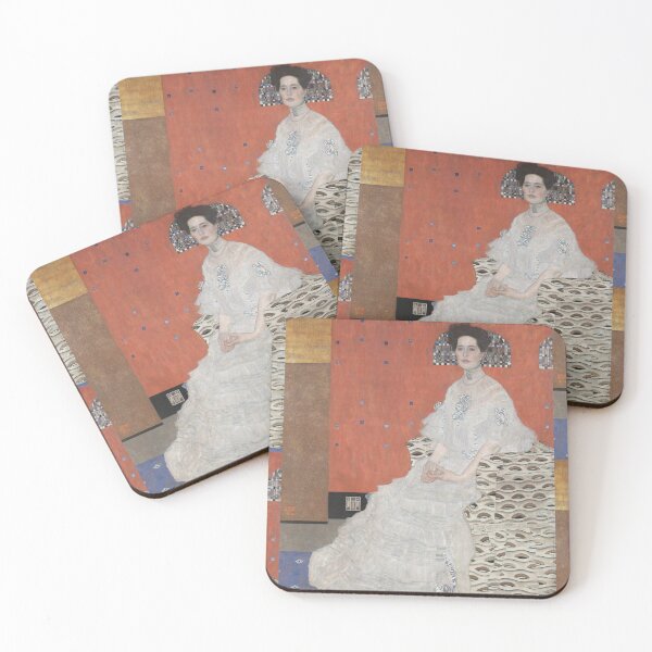 Item preview, Elegant Lady in White Seated Portrait designed and sold by artofuniverse.