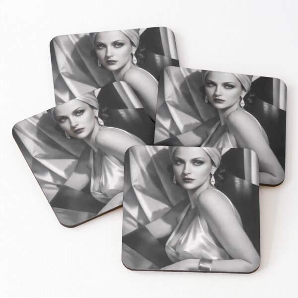 Item preview, Wall Art - Postcard - Poster: Vintage Glamour in Satin Elegance designed and sold by ForeverPrintsOK.