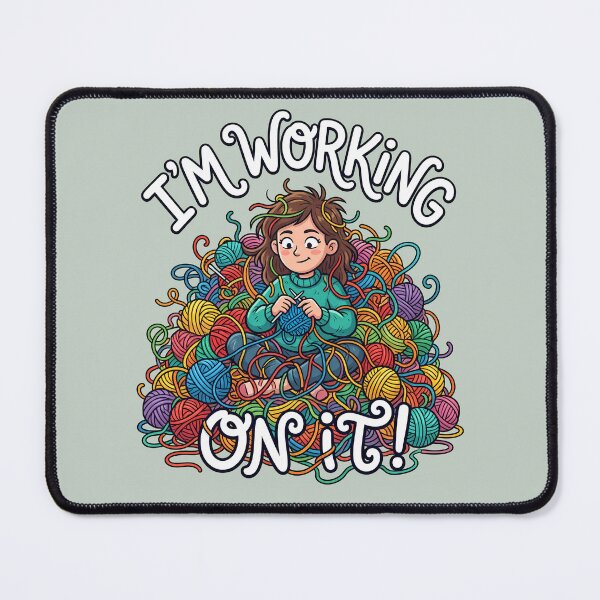 Item preview, Yarn Wreck? I’m Working On It! Funny Destash designed and sold by JumpJammiesTees.