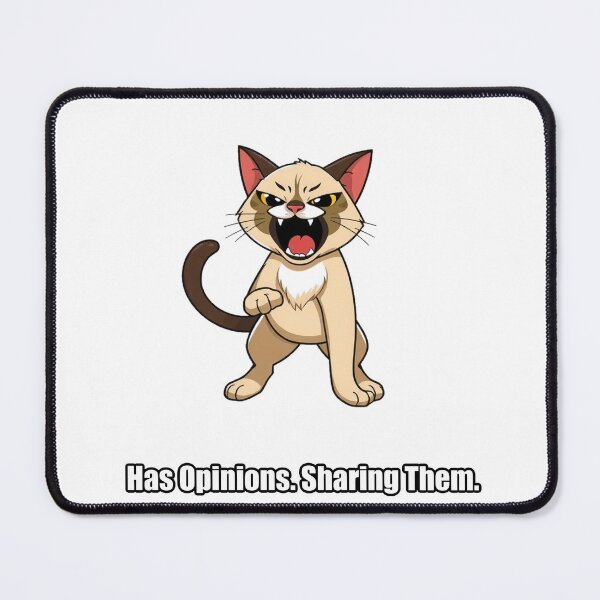 Item preview, Siamese Cat - Has Opinions Sharing Them - Funny Cat Gift designed and sold by pawdrops.