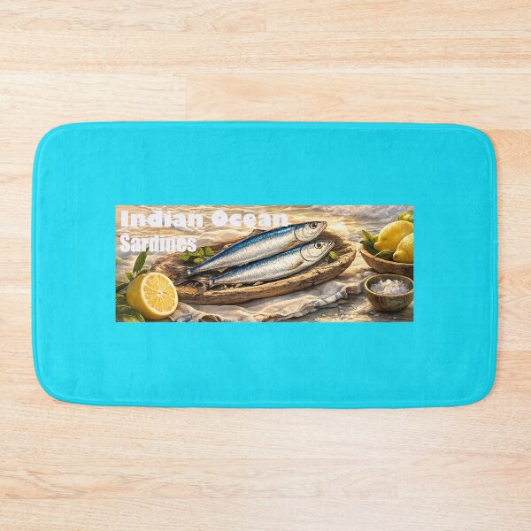 Item preview, Classic Sardines Over Indian Ocean – Tropical Vintage Design designed and sold by annenambiro.