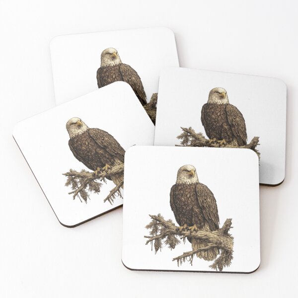 Item preview, Bald Eagle Forest Sentinel designed and sold by KrungiT Design .