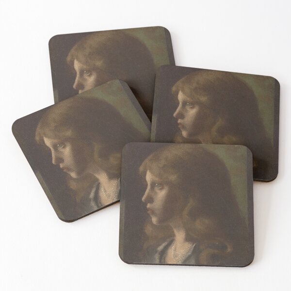 Item preview, Profile Portrait of a Young Girl designed and sold by artofuniverse.