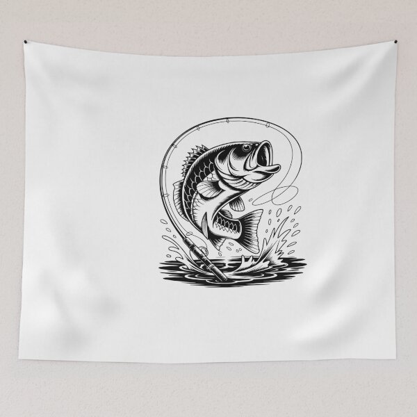 Item preview, Black Bass Fishing designed and sold by Sweetvoilet.