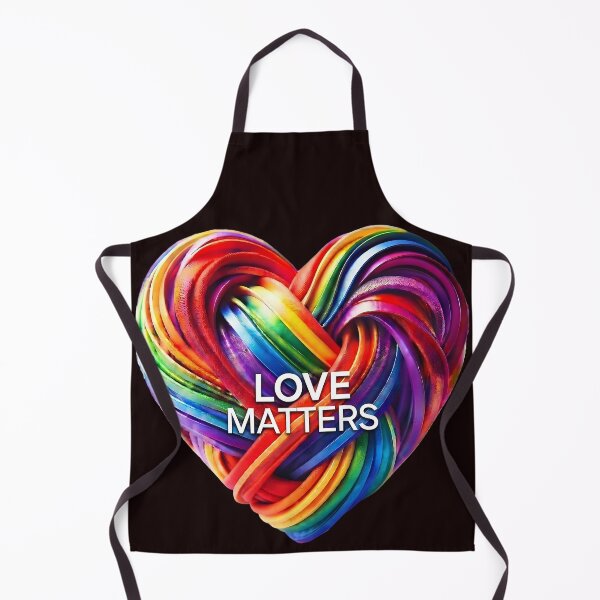 Item preview, Love Matters - Vibrant Rainbow Heart Graphic designed and sold by ToxicInkArt.