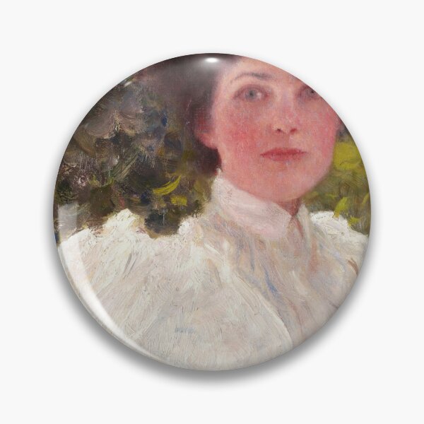 Item preview, Portrait of a Woman in White Hat designed and sold by artofuniverse.