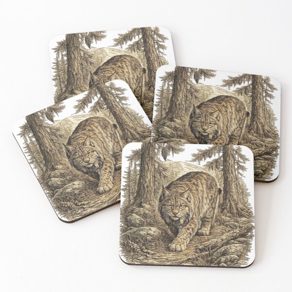 Item preview, Canada Lynx Silent Hunter designed and sold by KrungiT Design .