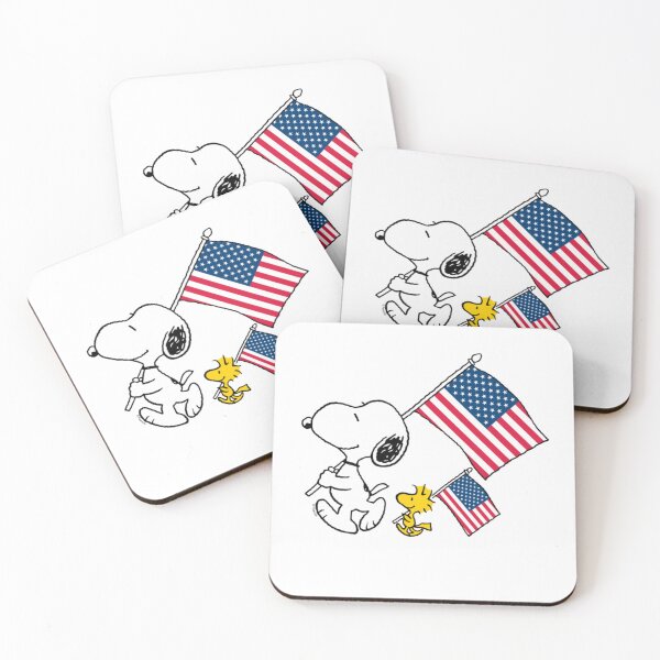 Item preview, Sports - Snoopii and Woodstoock Holding USA Flags designed and sold by CoquetteGoose.