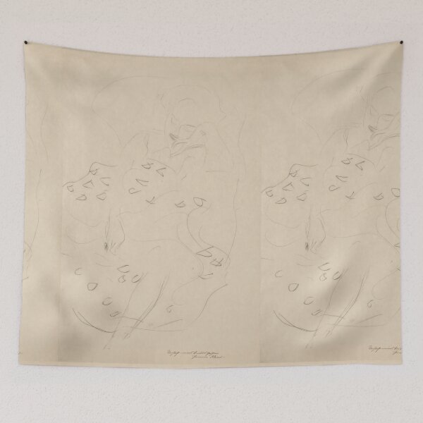Item preview, Reclining Woman Minimalist Line Drawing designed and sold by artofuniverse.