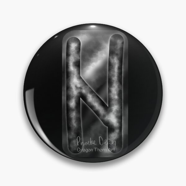 Item preview, Hagalaz Rune designed and sold by dragonthorn-art.