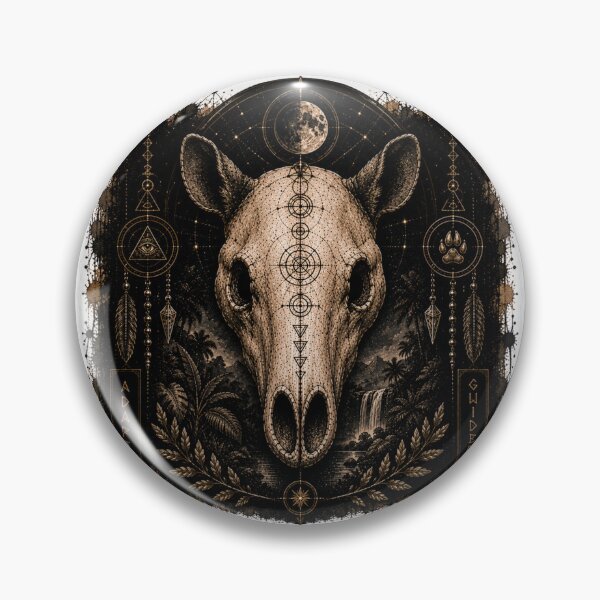 Item preview, Tapir Skull Celestial Night designed and sold by PatternFly.