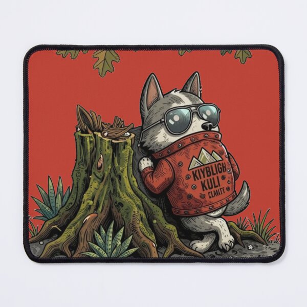 Item preview, The Cool Trailblazer: Adventurous Husky Wilderness Art designed and sold by BLUESKY11a.