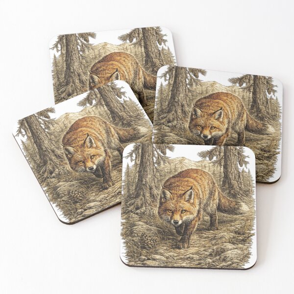 Item preview, Red Fox Woodland Hunter designed and sold by KrungiT Design .