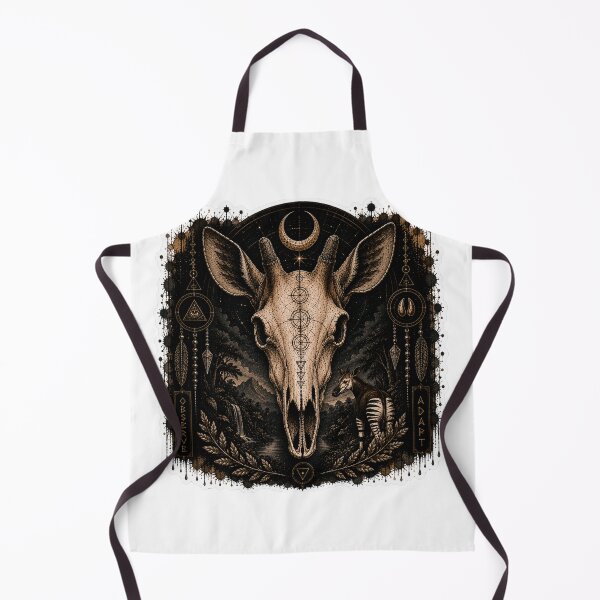 Item preview, Okapi Skull Celestial Night designed and sold by PatternFly.