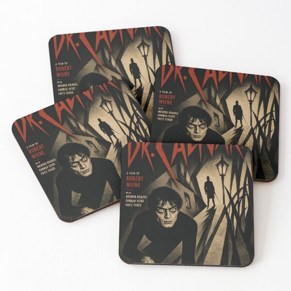 Item preview, The Cabinet of Dr. Caligari (1920) – Art Deco Silent Film Tribute Poster designed and sold by Grand Illusions.