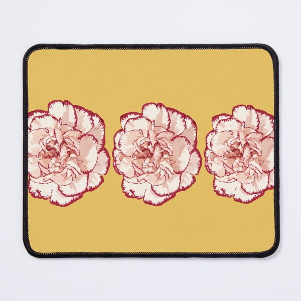 Item preview, Vintage Carnation Trio Floral Illustration designed and sold by minbadesign.