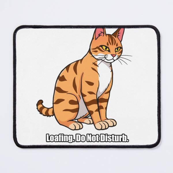 Item preview, Tabby Cat - Loafing Do Not Disturb - Funny Cat Gift designed and sold by pawdrops.