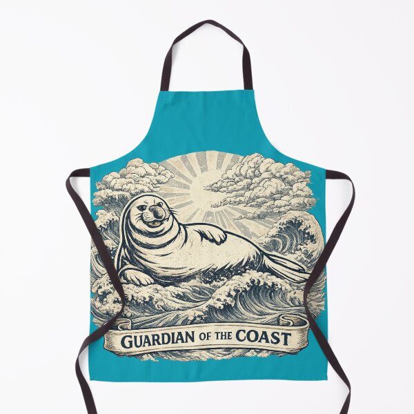 Item preview, Guardian of the Coast – Japanese Great Wave Elephant Seal designed and sold by designbyuzi.