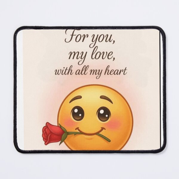 Item preview, For You My Love Emoji Rose designed and sold by NNCollection.