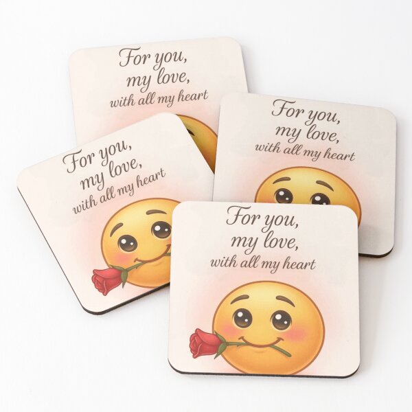 Item preview, For You My Love Emoji Rose designed and sold by NNCollection.