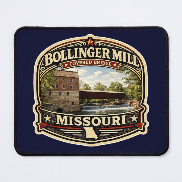 Item preview, Bollinger Mill and Covered Bridge Rustic designed and sold by gotucoveredart.