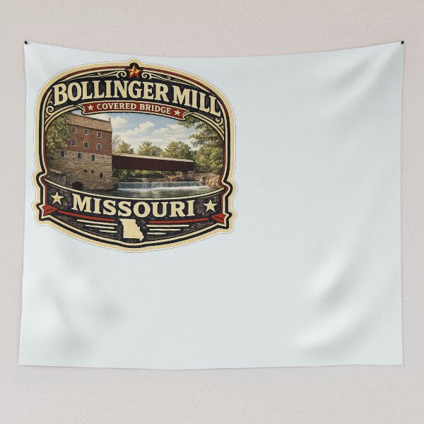 Item preview, Bollinger Mill and Covered Bridge Rustic designed and sold by gotucoveredart.