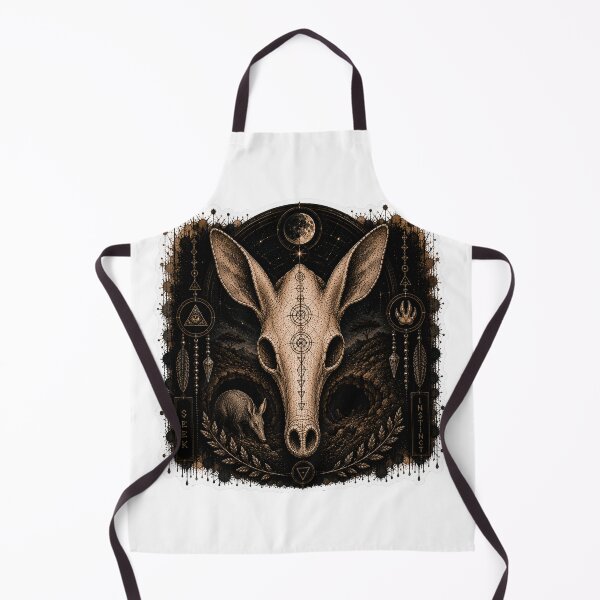 Item preview, Aardvark Skull Celestial Night designed and sold by PatternFly.